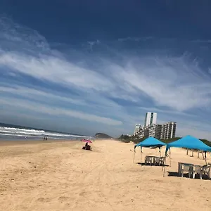  Сasa de vacaciones Casa En Privada Frente A La Playa Con Alberca!